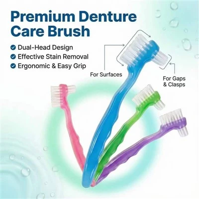 Disposable Denture Cleaning Brush